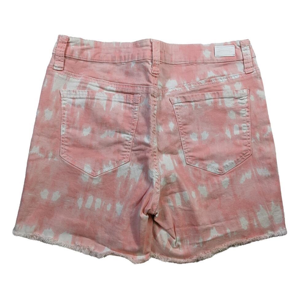 Seven 7 Jeans Pink Tie Dye Weekend Short Size 8 - Picture 2 of 8